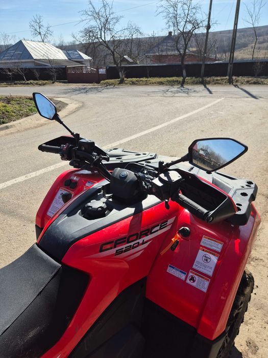Vand atv cf moto 520l  2024 cu servodirectie numar negru