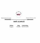 Bară Olimpică 220cm 20kg Sarcina maximă 450kg/1000lb