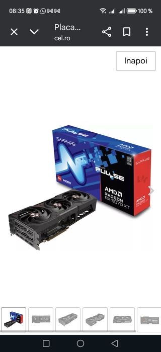 RX 9070XT Pulse Saphire  Noua (20zile)