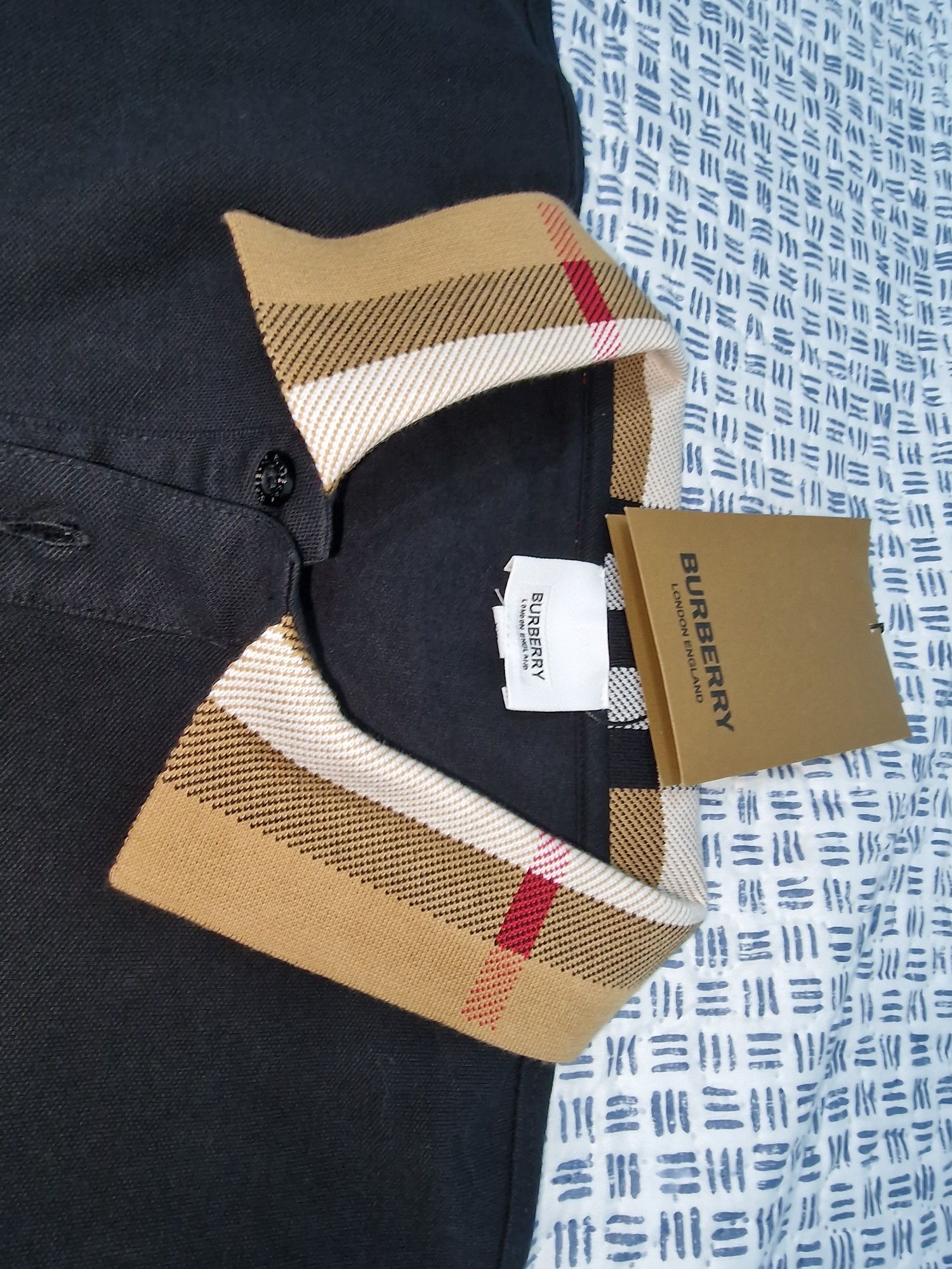 Tricou Burberry Polo Negru