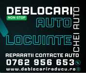 Deblocări auto si usi apartament, reparații contacte auto