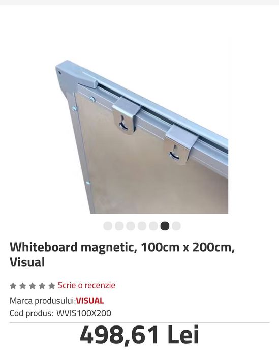 Tabla magnetica 100 cm x 200 cm