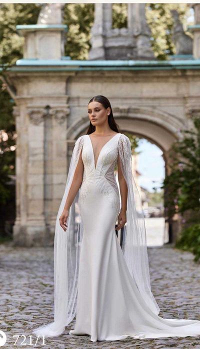Rochie de mireasă, model sirena – colecția 2025
