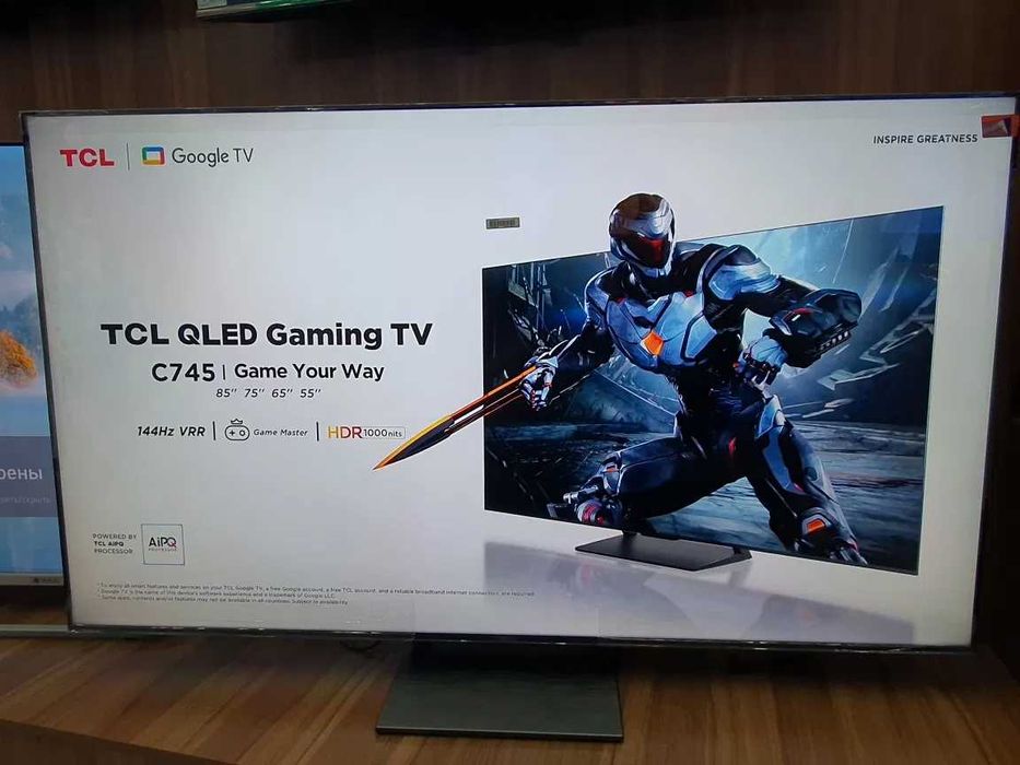 Tелевизор  TCL 65 C765  и другим модели 2025 Доставка  беспладно