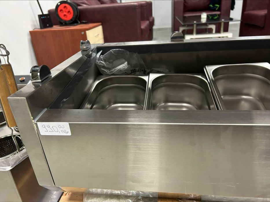 Хладилна вана / Хладилно бенмари Д=95cm за 3 GN 1/3 контейнери