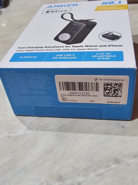 Acumulator extern Anker MagGo Apple Watch Ultra-Slim