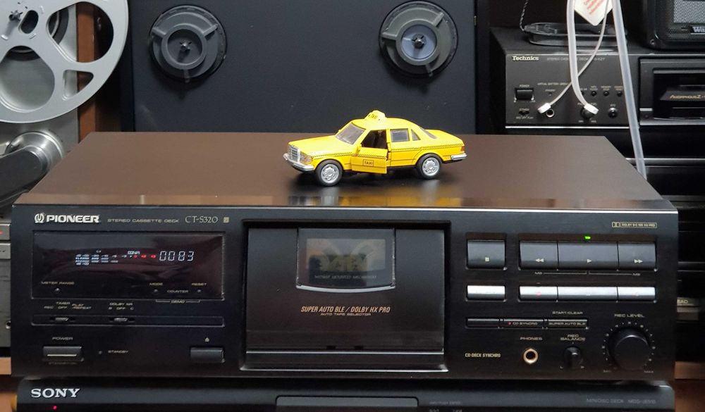 Casetofon Deck Stereo Vintage PIONEER CT S320 BLACK (Made in Japan)