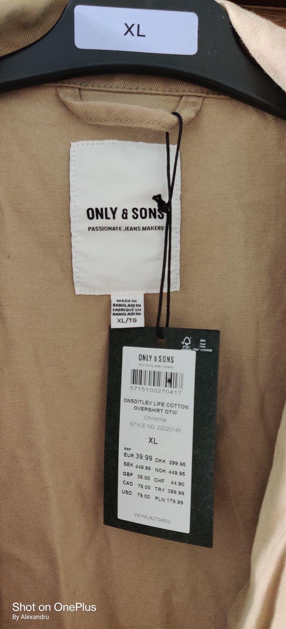 Geaca Only & Sons XL/TG