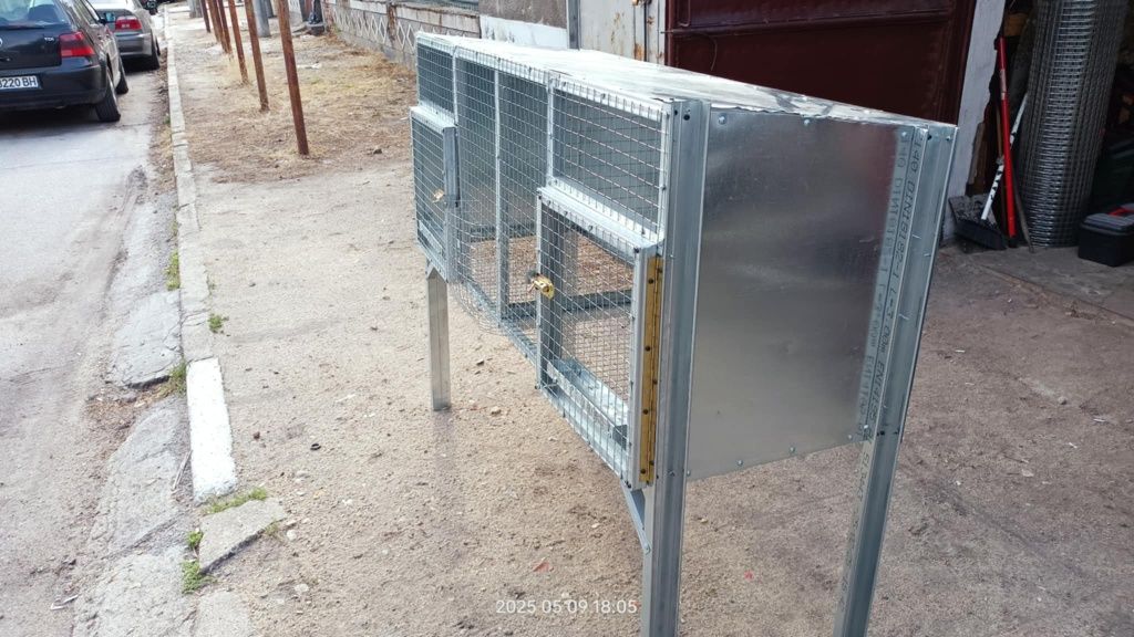 Двойна клетка за зайци