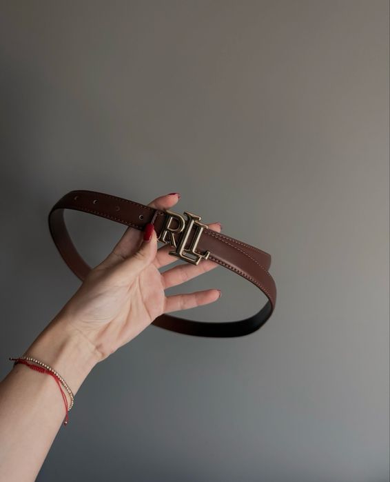 Кафяв колан Ralph Lauren