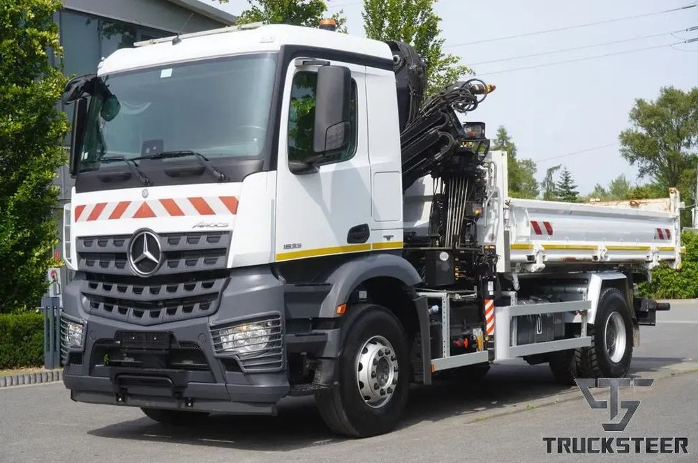 Mercedes-Benz Arocs 1833 Avans leasing de la 25% : MB Arocs 1833 E6 HIAB X-DUO 128 06/2018