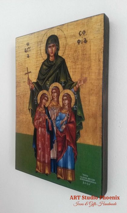 Икона на Света София, Вяра, Надежда и Любов icona Sveta Sofia