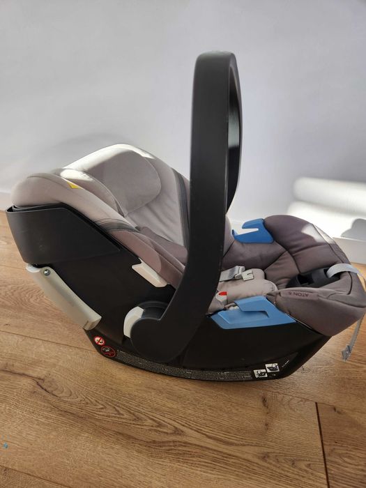 Scoică auto bebe Cybex Aton 5, Soho Grey – stare foarte bună