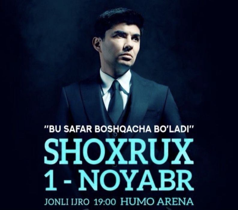 Shoxrux bilet , dostavka mavhud
