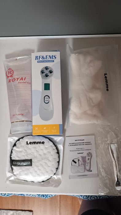 Микротоковый массажёр для лица Lemme RF лифтинг