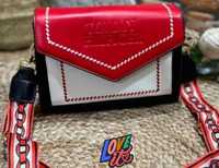 Geanta crossbody mini Tommy Hilfiger, logo imprimat, saculet  eticheta