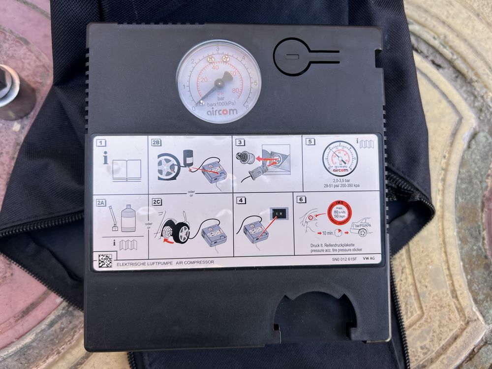 Промоция Компресор за надуване на гуми 12V нови Фолксваген(vw) Ауди