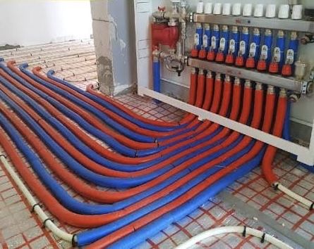 Сантехник и отопления установка