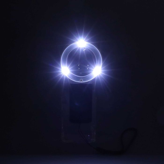 Lupa UV LED cu marirea 30X . Noua ambalata!