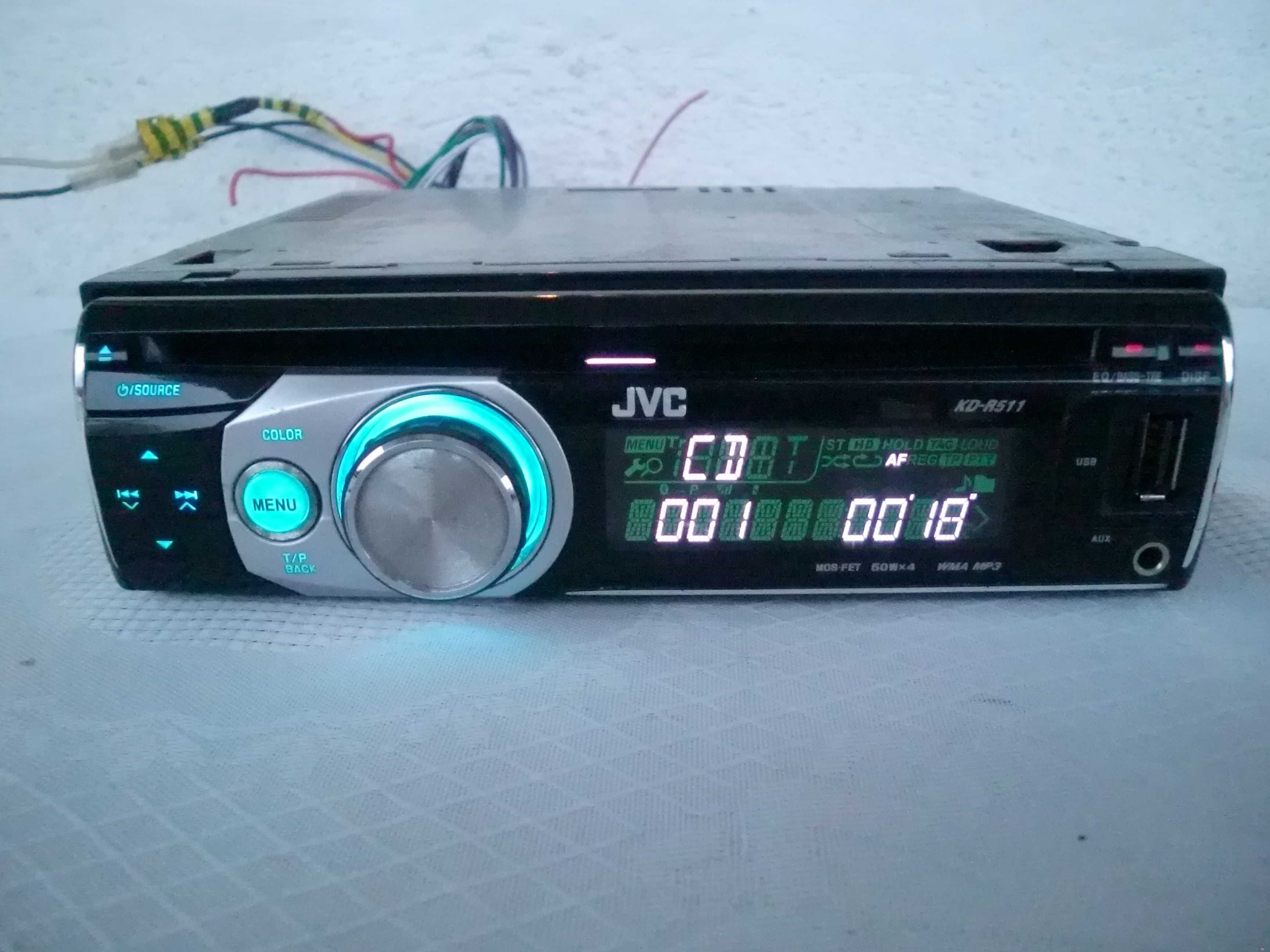 Авто USB ,CD,AUX player JVC KD-R511- Хамелеон