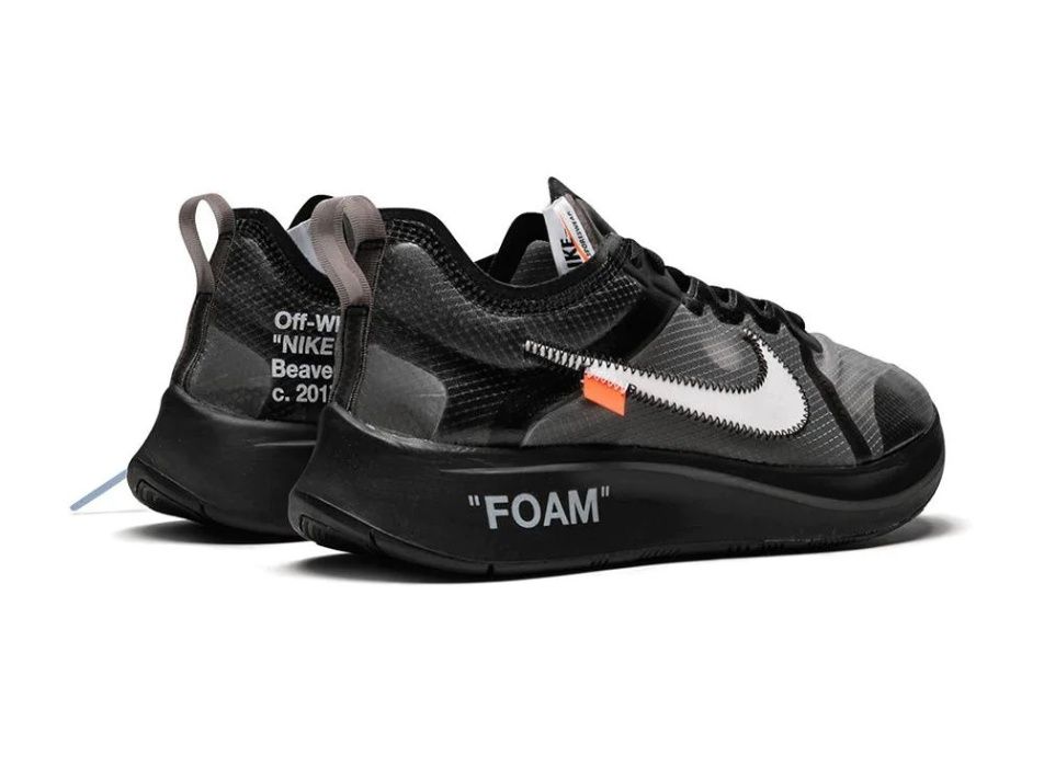 Nike Off White Zoom Fly Black 36, 36.5