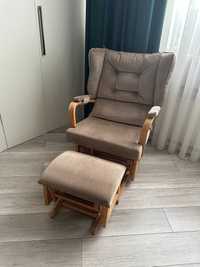 Кресло Качалка с подставкой для ног