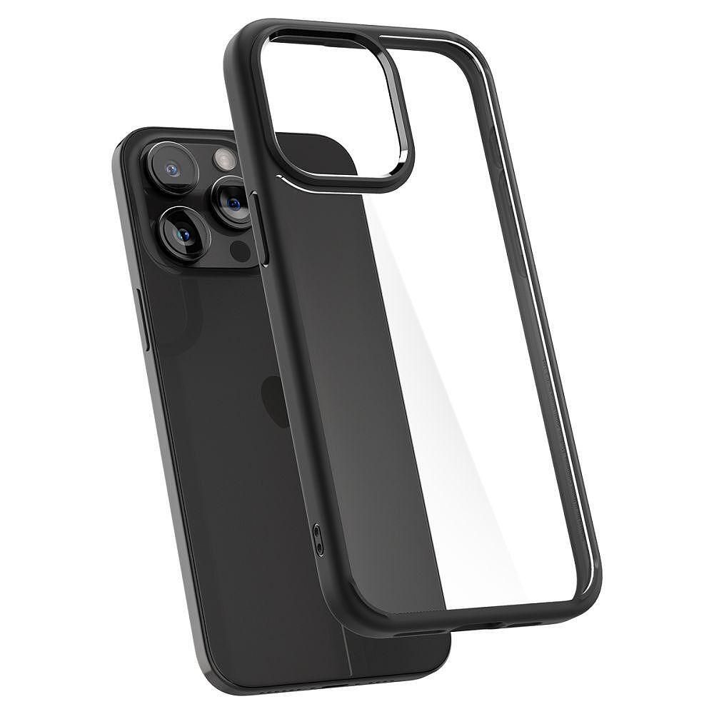 Кейс spigen ultra hybrid за iphone 15 pro matte black