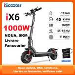 iScooter ix6 ‼️1000W ‼️Roti 11" ‼️45km/h‼️ 60km autonomie, cheie NFC