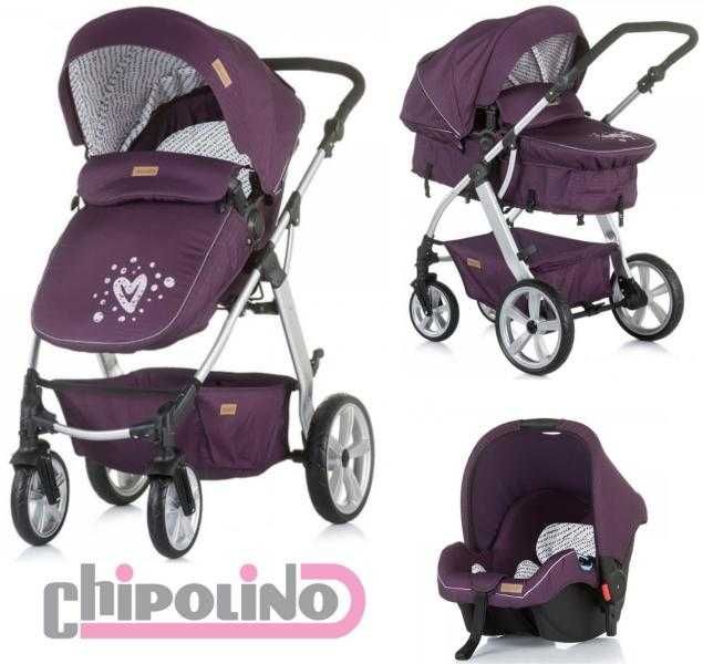 Carucior Chipolino Fama 3 in 1 amethyst