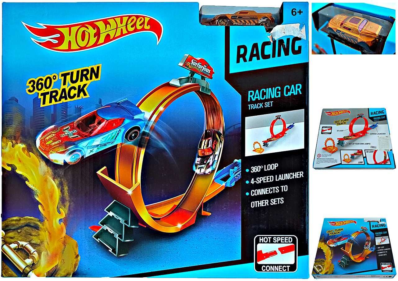 Hot Wheel 360° Turn Track Racing Car Track Set - писта с количка