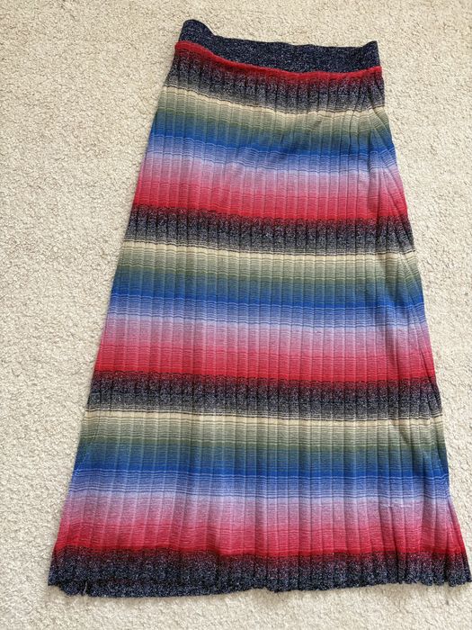 Fusta Zara, multicolorata, plisata, S