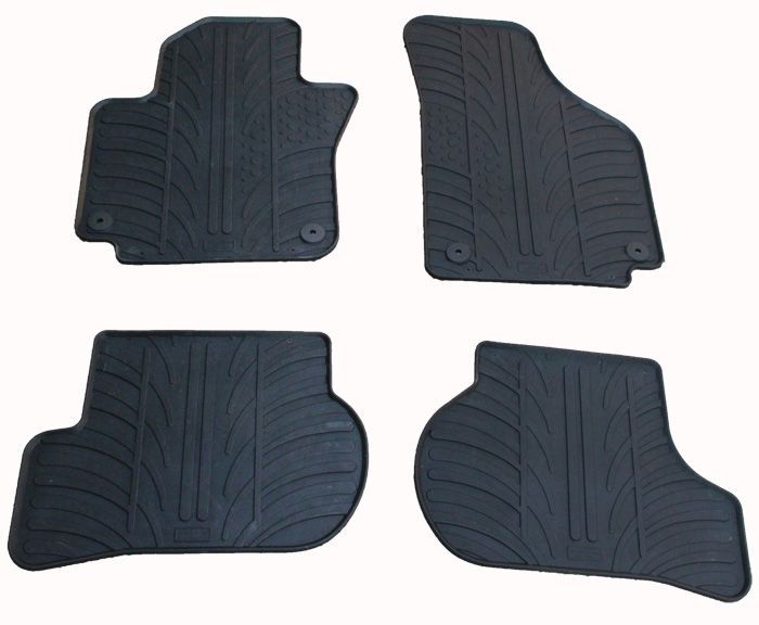 Set covorase auto din cauciuc VW Golf 5 Plus 2005-, Golf 6 Plus 2009-, Seat Altea 2004-2006, Seat Toledo 2005-2012, Gledring, 4 buc.
