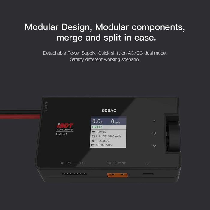 ISDT 608AC смарт зарядно 200W AC DC за LiPo LiIon NiMH