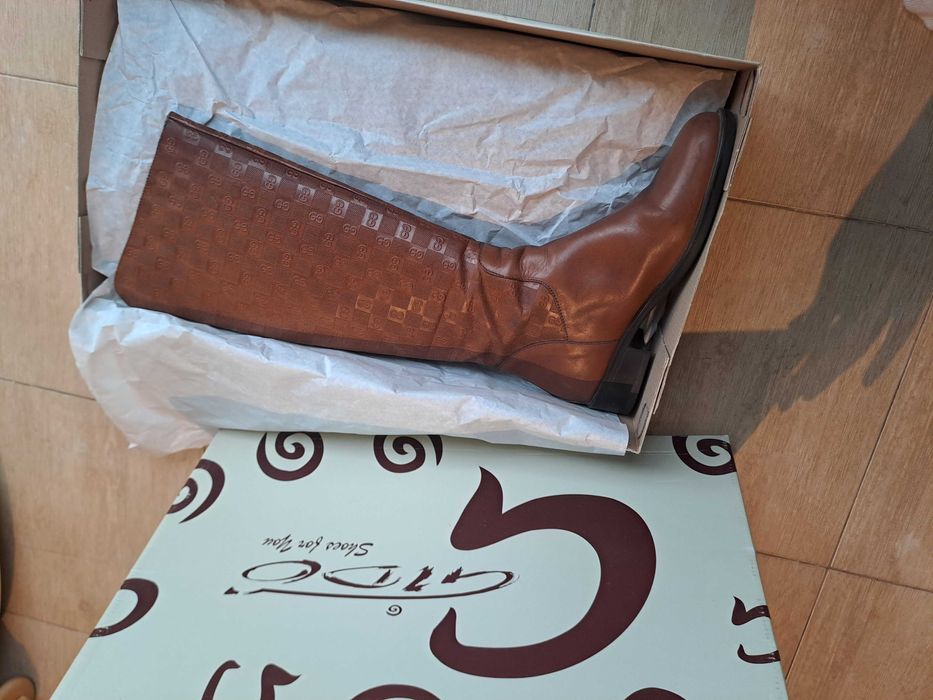 Дамски ботуши естествена кожа 39 номер