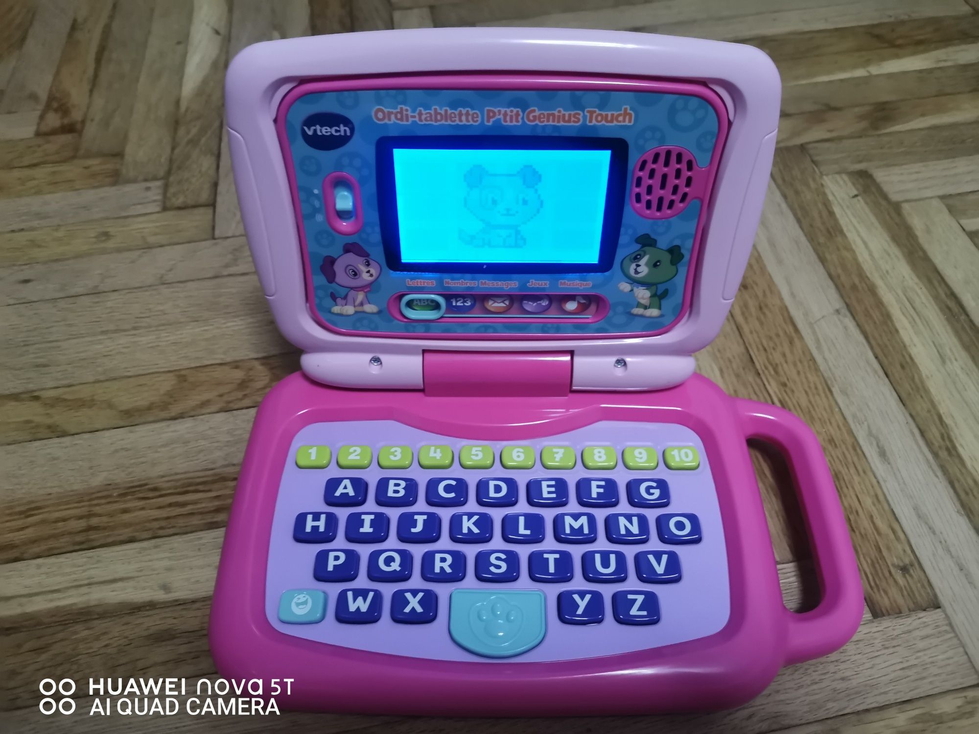 Laptop 2 in 1 roz Vtech Franceză