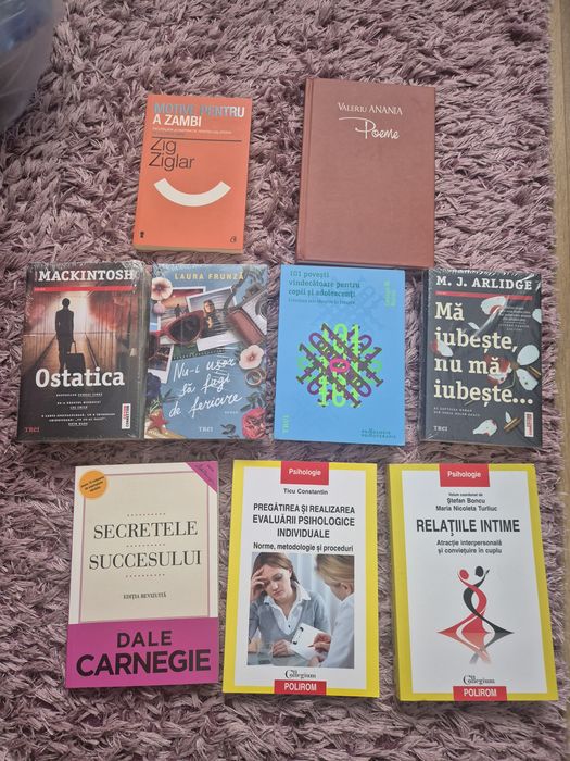 Carti de citit . Noi. Psihologie.  Romane
