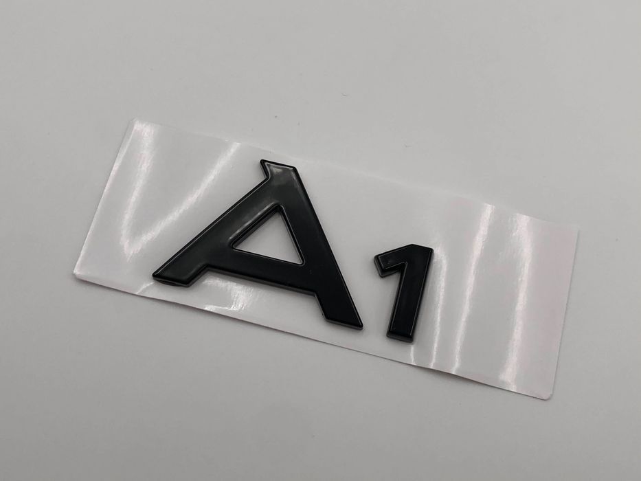 Emblema Audi A1 spate negru