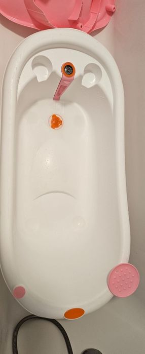 Cadita baie bebelusi cu reductor detasabil si termometru
