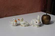 Piese de colectie figurine ratuste si iepuras portelan GOEBEL Germania