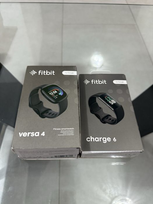 Smartwatch Fitbit Versa 4 & Fitbit Charge 6 black • NOI / SIGILATE •