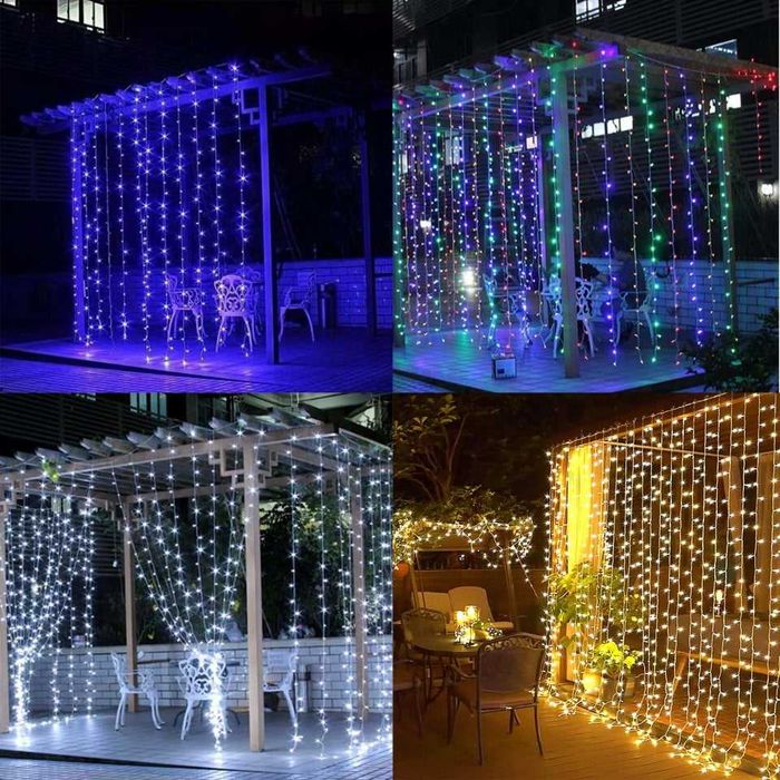 Instalatie Perdea 5 x1 m Flash, Efecte spectaculoase	10x1 brate egale