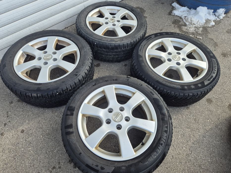 5х112/16 с гуми Фолксваген Ауди Шкода Сеат 5x112/16 Mercedes VW Skoda