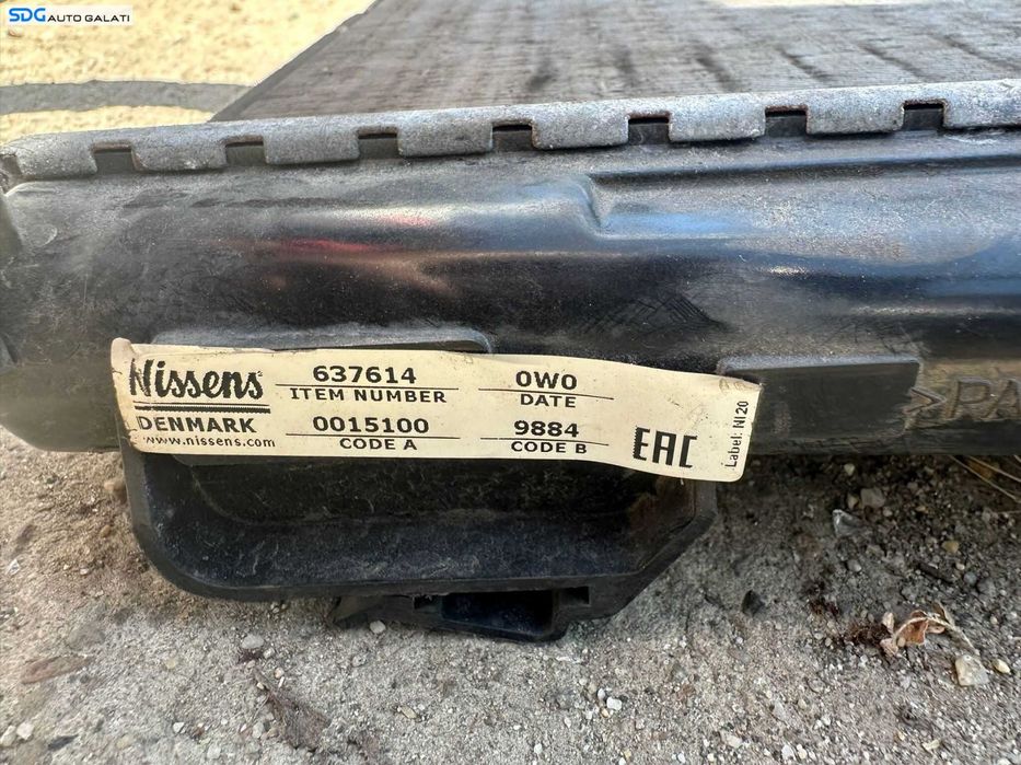 Radiator Racire Motor Lichid Apa Antigel Nissens Dacia Duster 1 HS 1.5 DCI 2010 - 2015 [C7279]