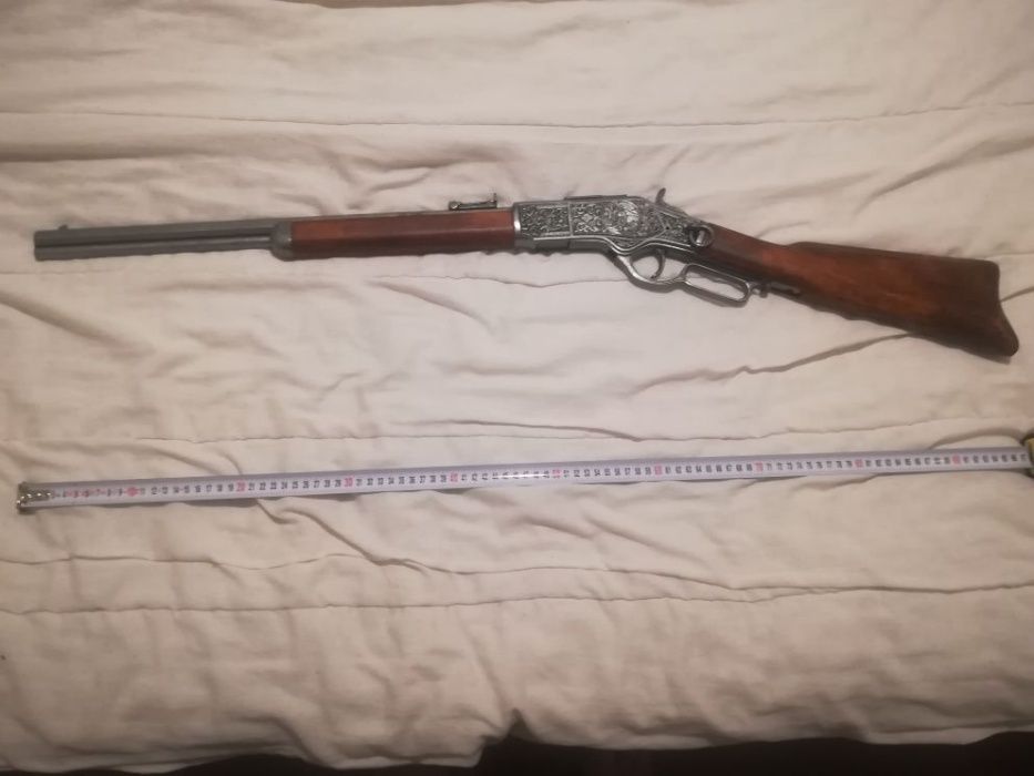 Пушка Winchester 1873. Най-луксозната каубойска пушка. РЕПЛИКА