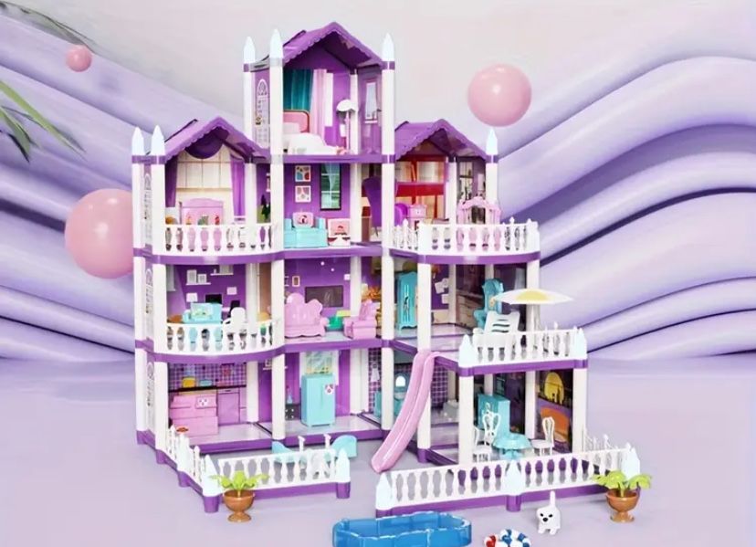 Къща за кукли ползаван малко .