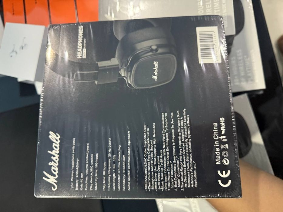 Marshall беспроводные наушнки