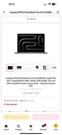 Macbook Pro M3- NOU