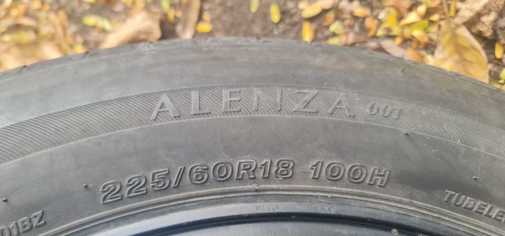 Set Jante Toyota cu Anvelope Bridgestone 225/60/R18 și senzori TPMS