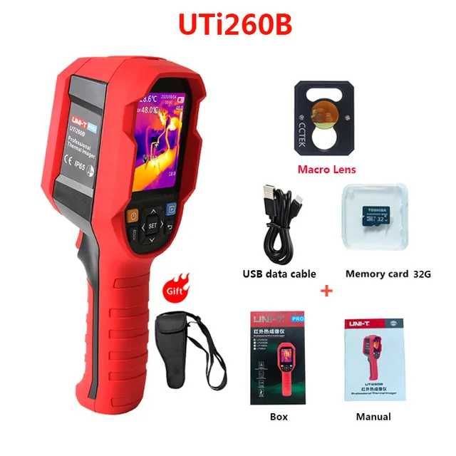 Промышленный профессиональный тепловизор UNI-T UTI260A термометр