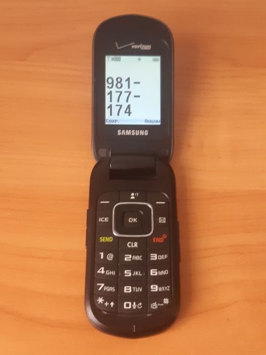 Samsung Verizon Gusto 2 Perfectum nomeri bilan